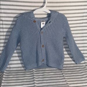 Blue baby hoodie sweater
